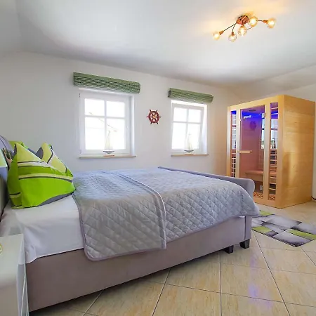 Penthouse App11 - Strandpromenade Meerblick, Infrarotsauna, Strandkorb Saisonal 아파트